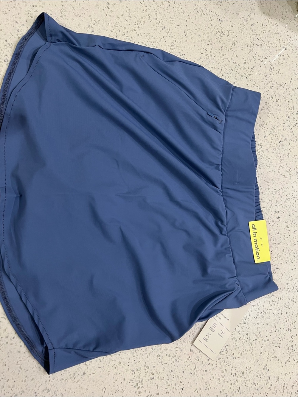 all in motion Steel Blue Athletic Skort with Built-In Shorts